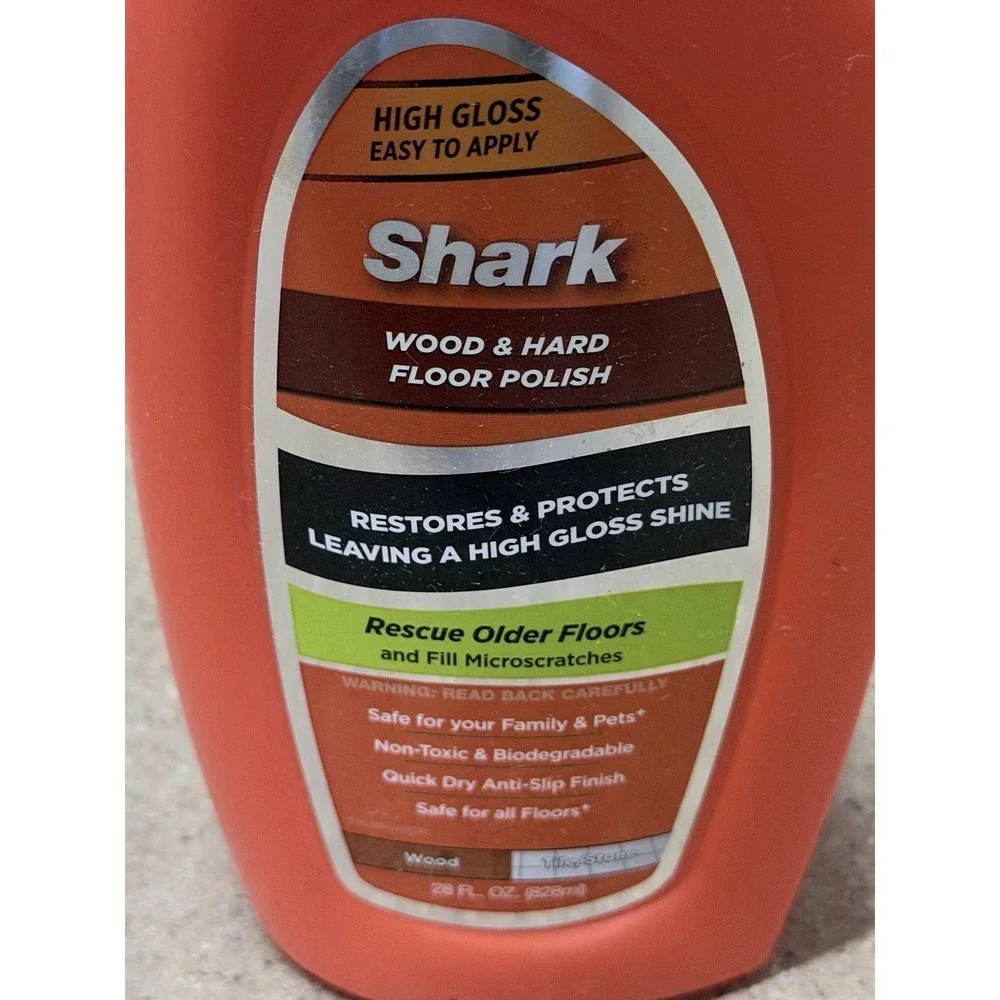 NEW Sealed SHARK SONIC DUO Wood & Hard Floor Polish Cleaner 28oz - Discontinued